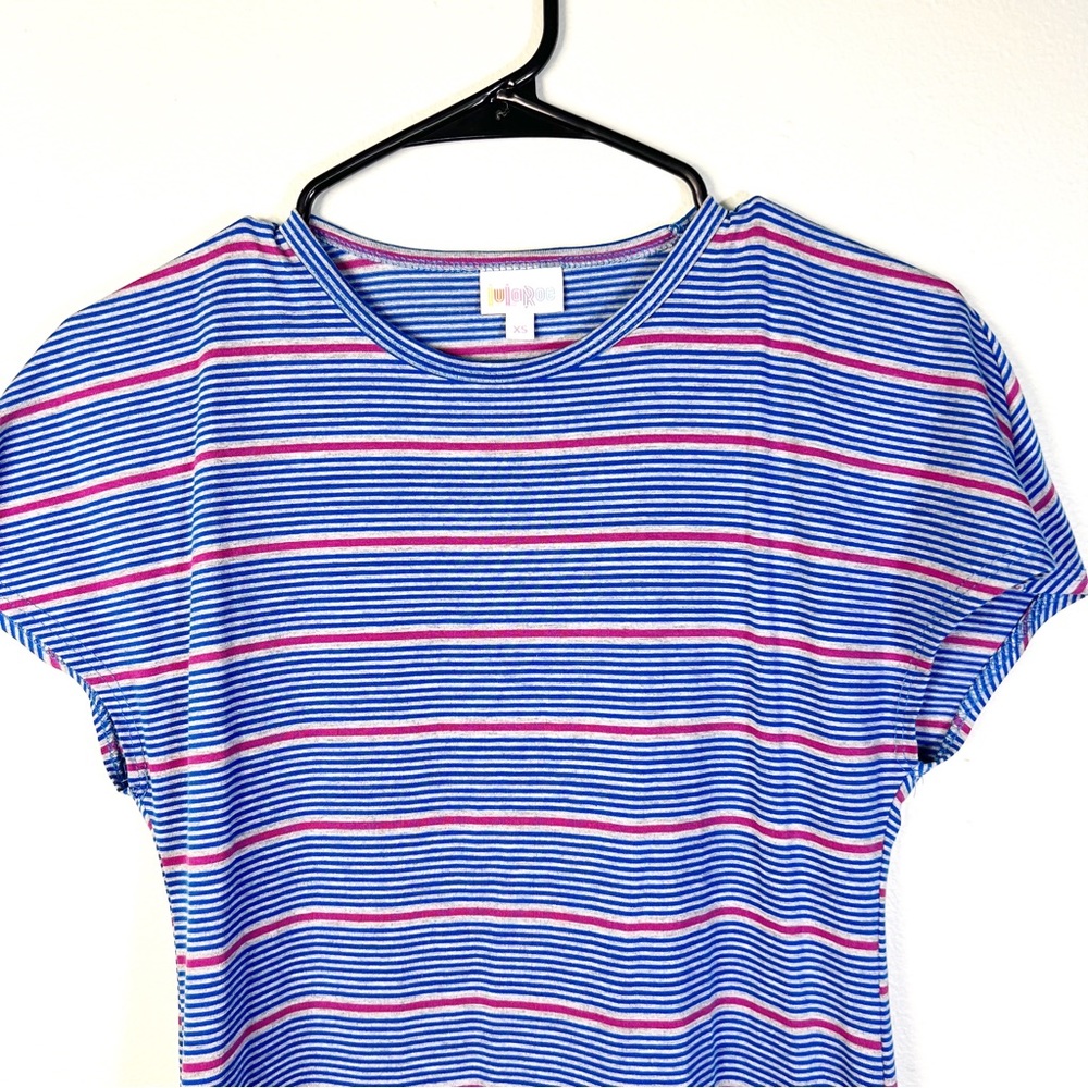 LULAROE Women's Size XS Maria Dress Striped Long Maxi - Picture 3 of 5